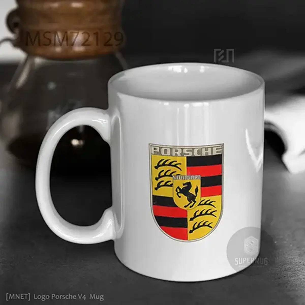 Porsche V3 Logo Mobil Mug
