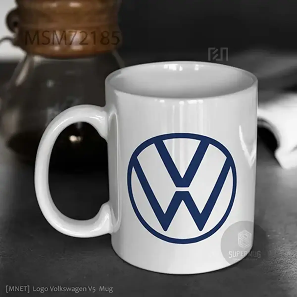 Volkswagen V5 Logo Mobil Mug