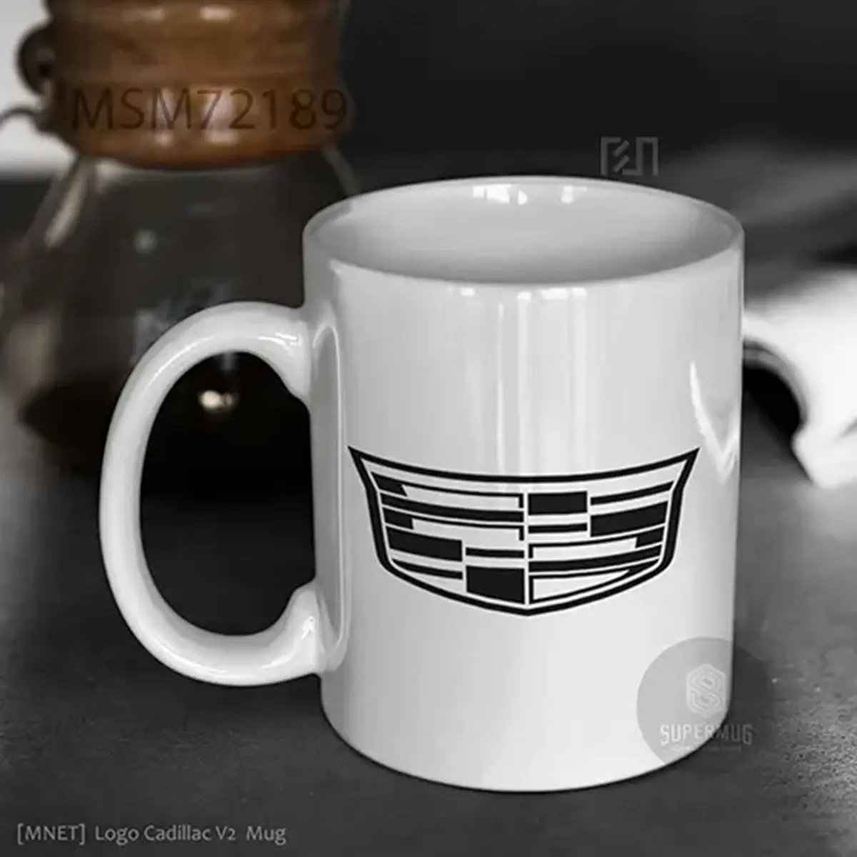 Cadillac Logo Mobil – Ikon Super Mug