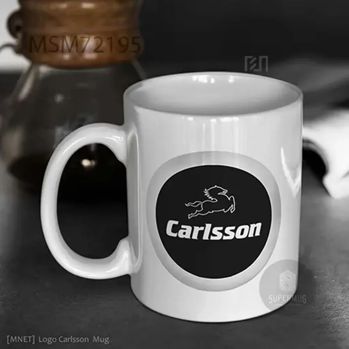 Carlsson V3 Logo Mobil – Ikon Super Mug