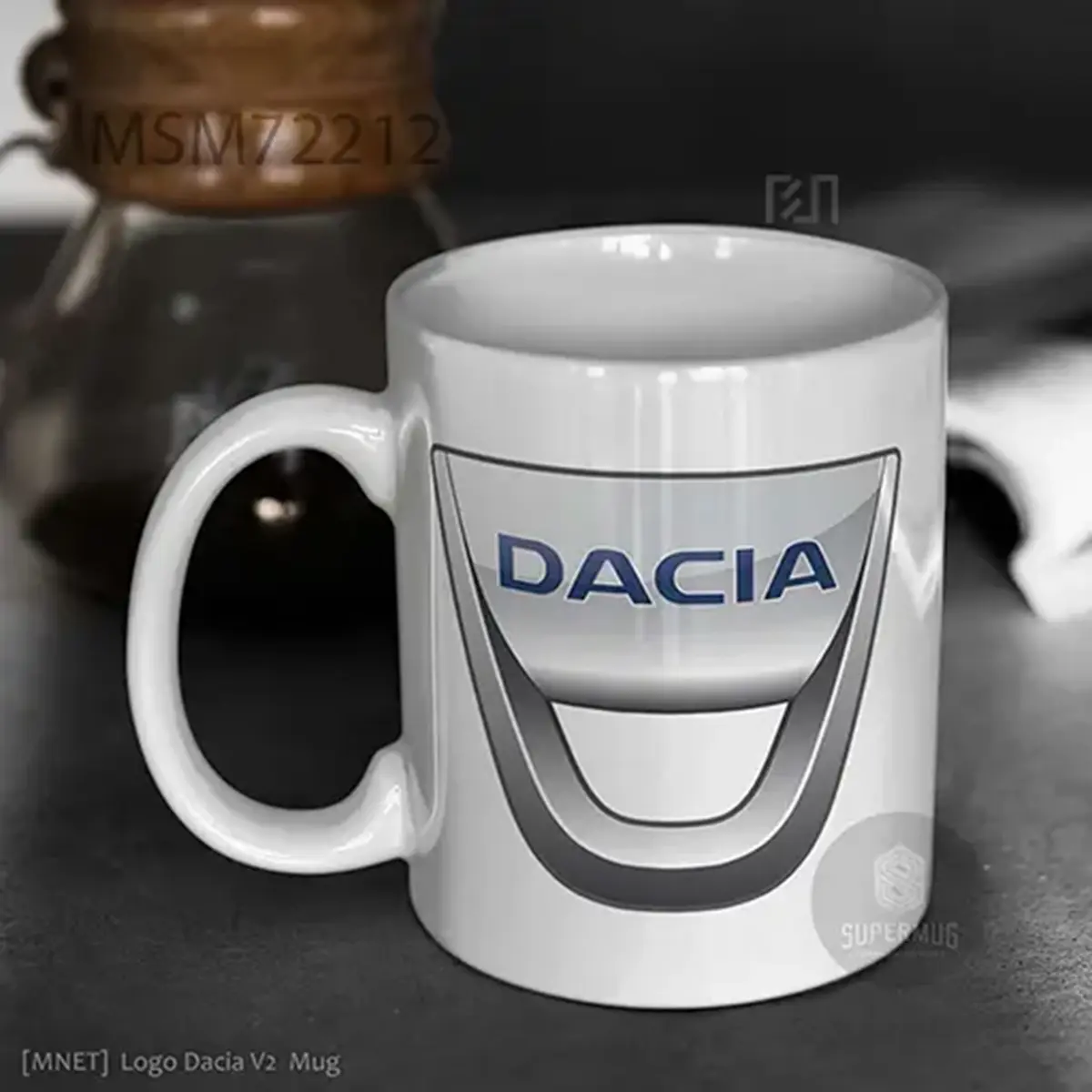 Dacia Logo Mobil – Ikon Super Mug