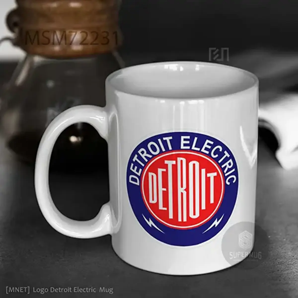 Detroit Electric Logo Mobil – Ikon Super Mug
