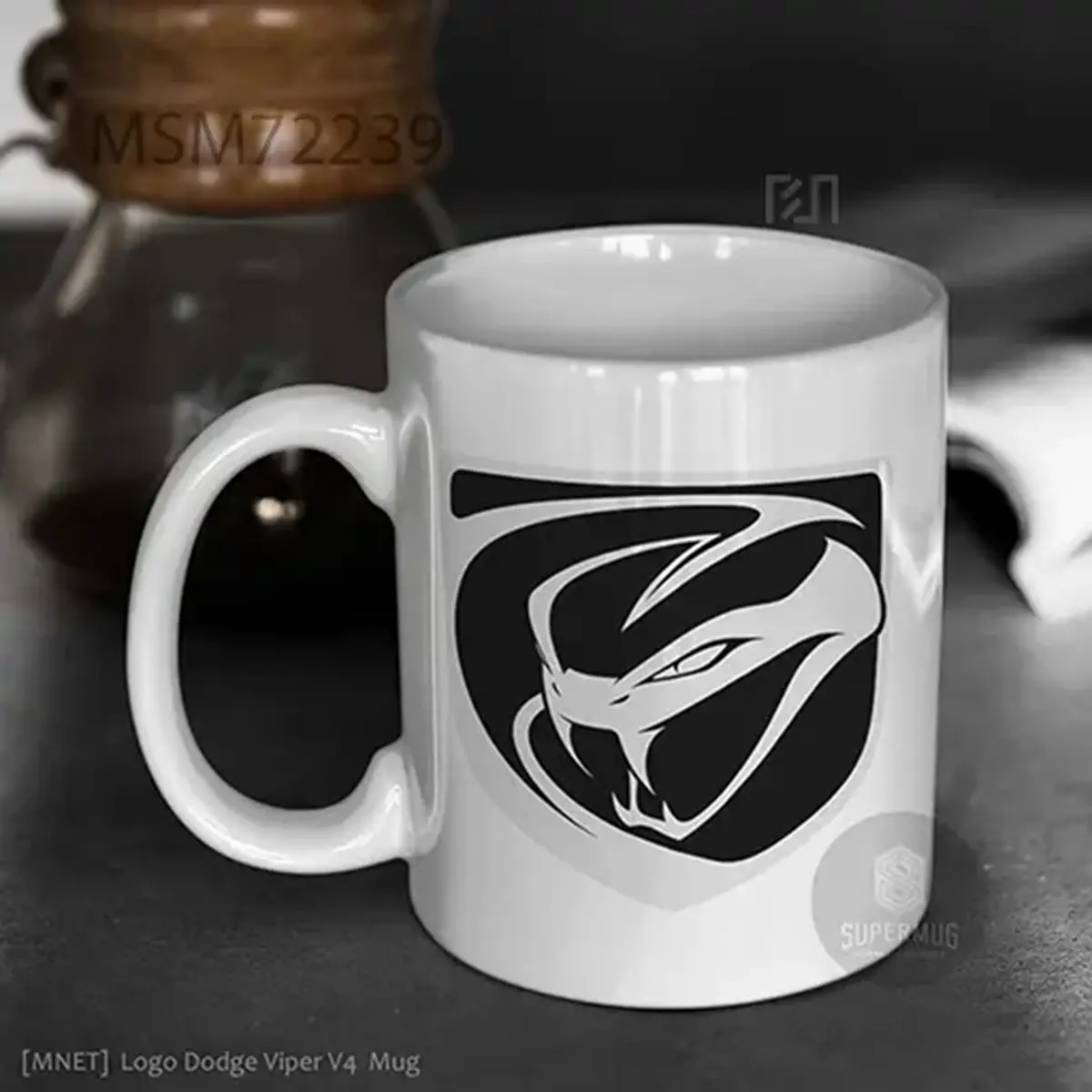 Dodge Viper V3 Logo Mobil – Ikon Super Mug