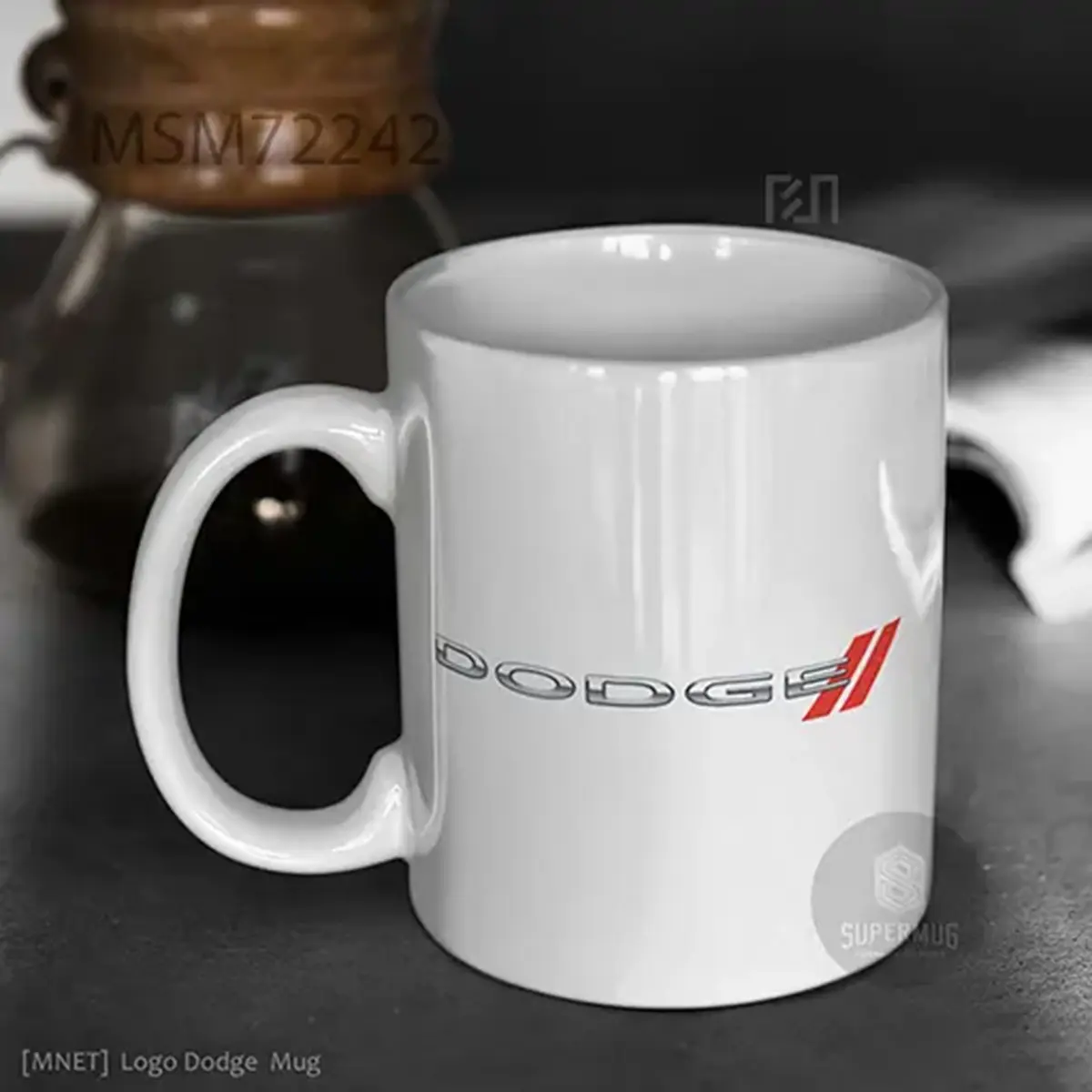 Simbol Dodge Logo Mobil – Ikon Super Mug