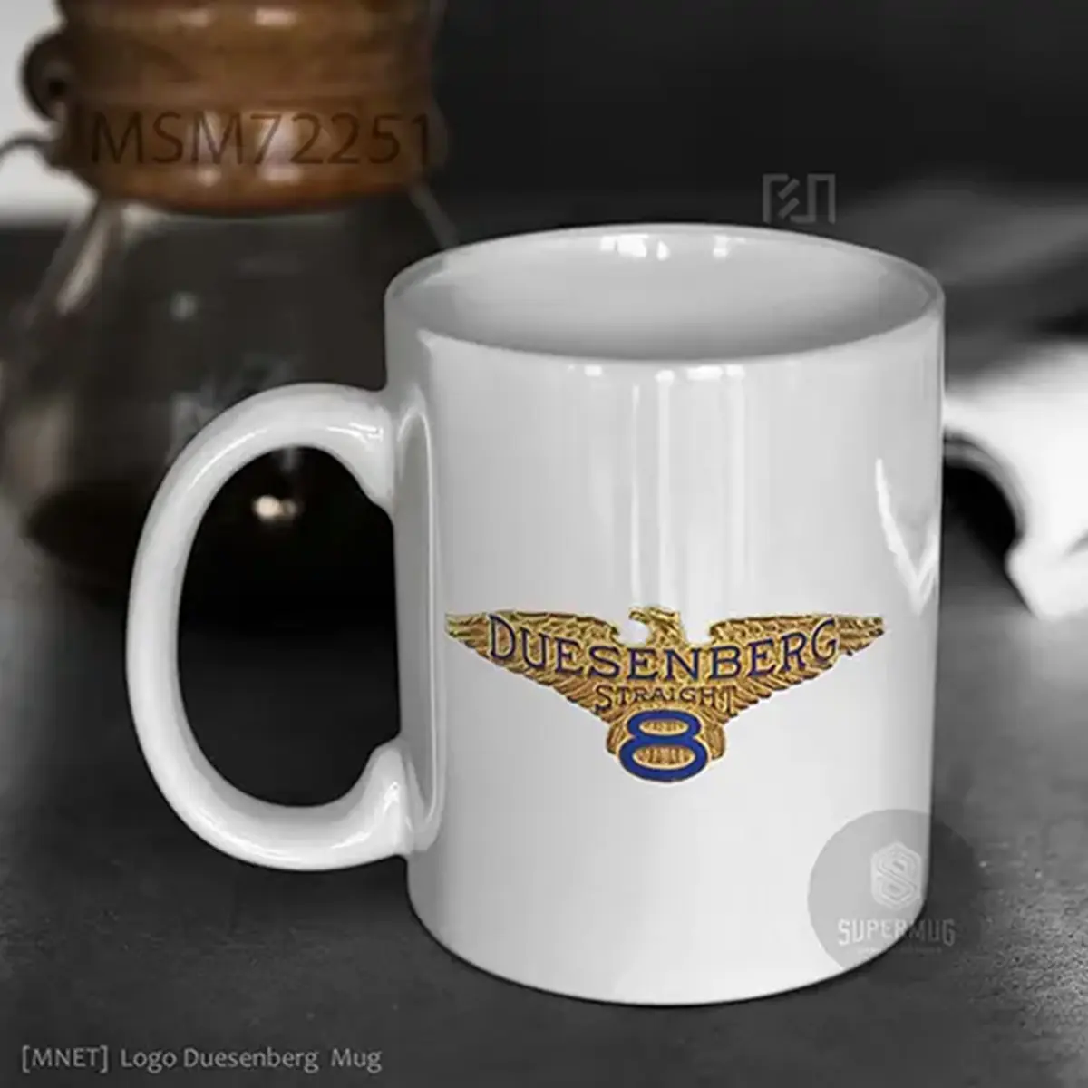 Simbol Duesenberg Logo Mobil – Ikon Super Mug