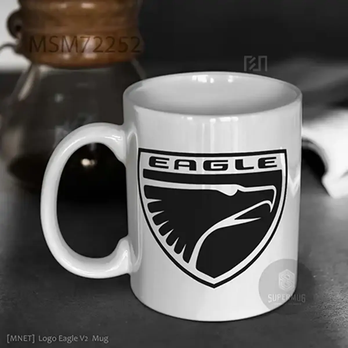 Simbol Eagle V2 Logo Mobil – Ikon Super Mug