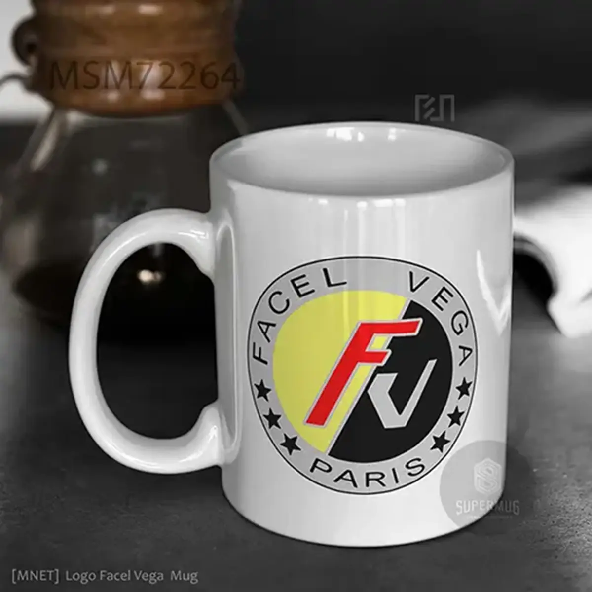 Simbol Facel Vega Logo Mobil – Ikon Super Mug