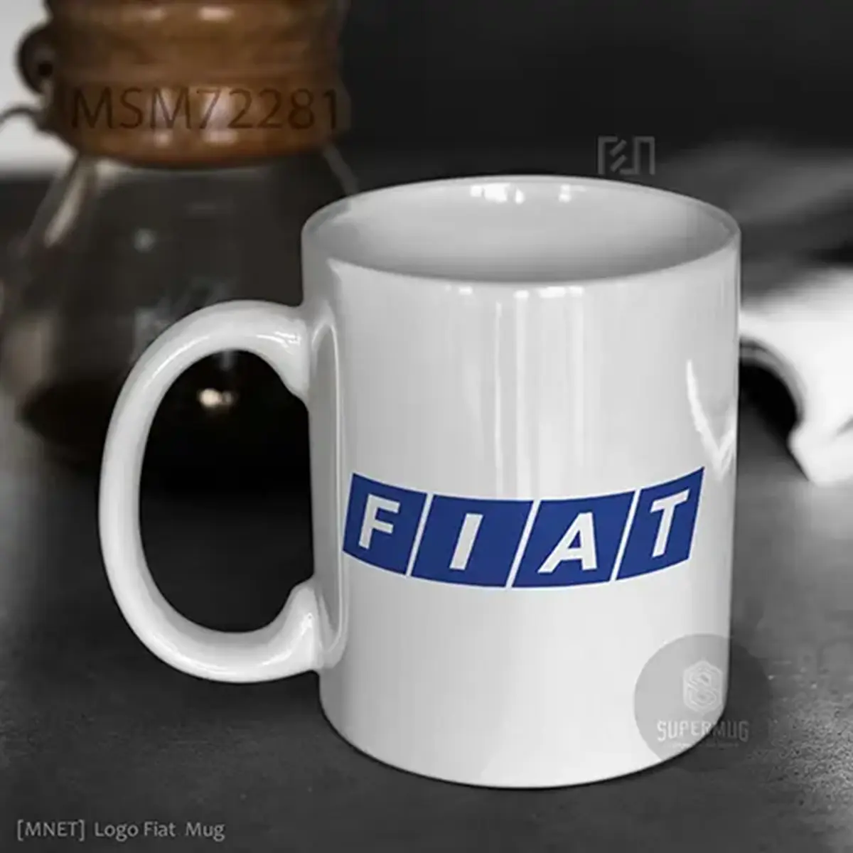 Simbol Fiat Logo Mobil – Ikon Super Mug