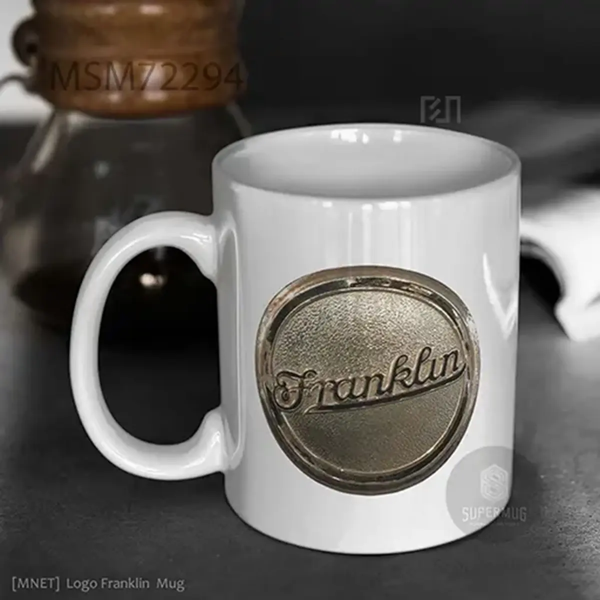 Simbol Franklin Logo Mobil – Ikon Super Mug