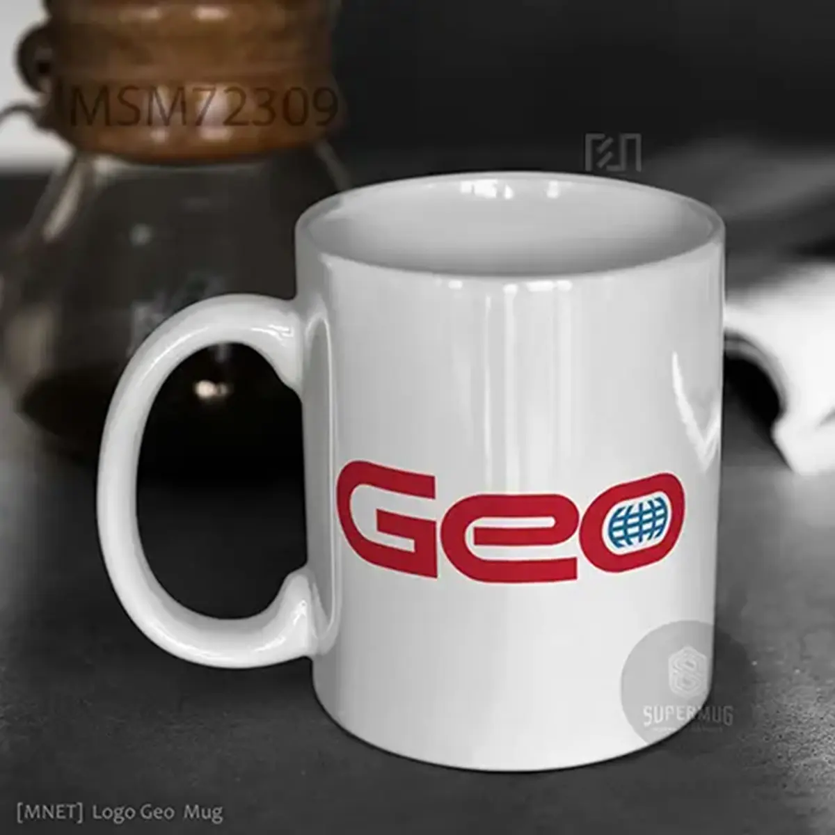 Simbol Geo Logo Mobil – Ikon Super Mug