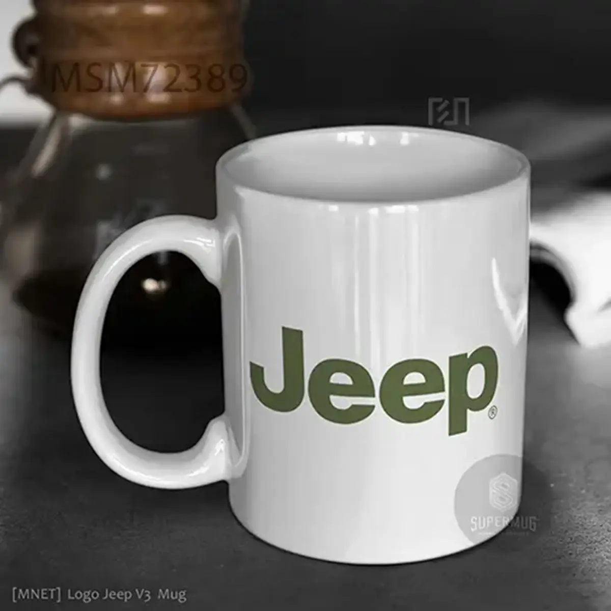 Simbol Jeep V2 Logo Mobil – Ikon Super Mug