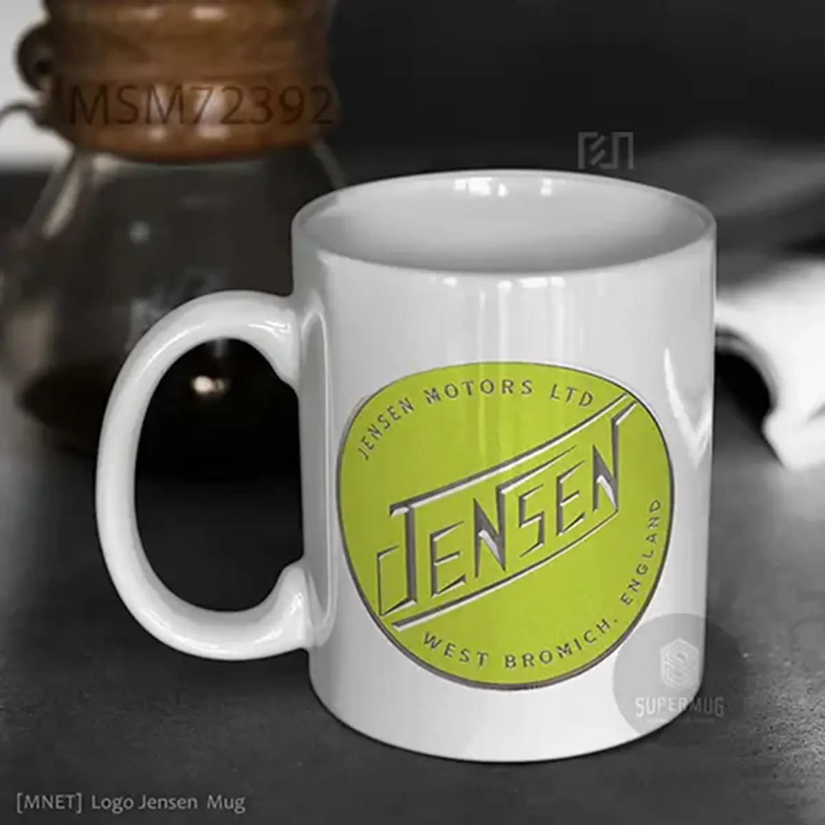 Simbol Jensen Logo Mobil – Ikon Super Mug