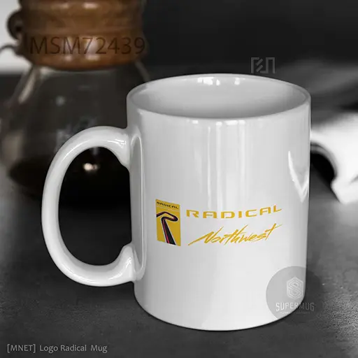 Simbol Radical Logo Mobil – Ikon Super Mug