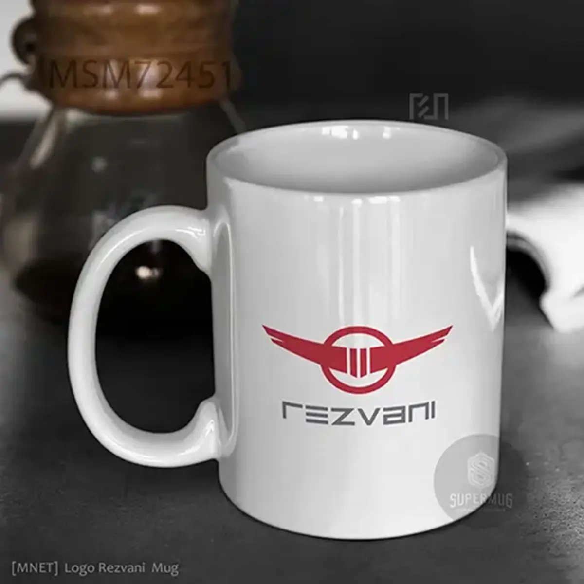 Simbol Rezvani Logo Mobil – Ikon Super Mug
