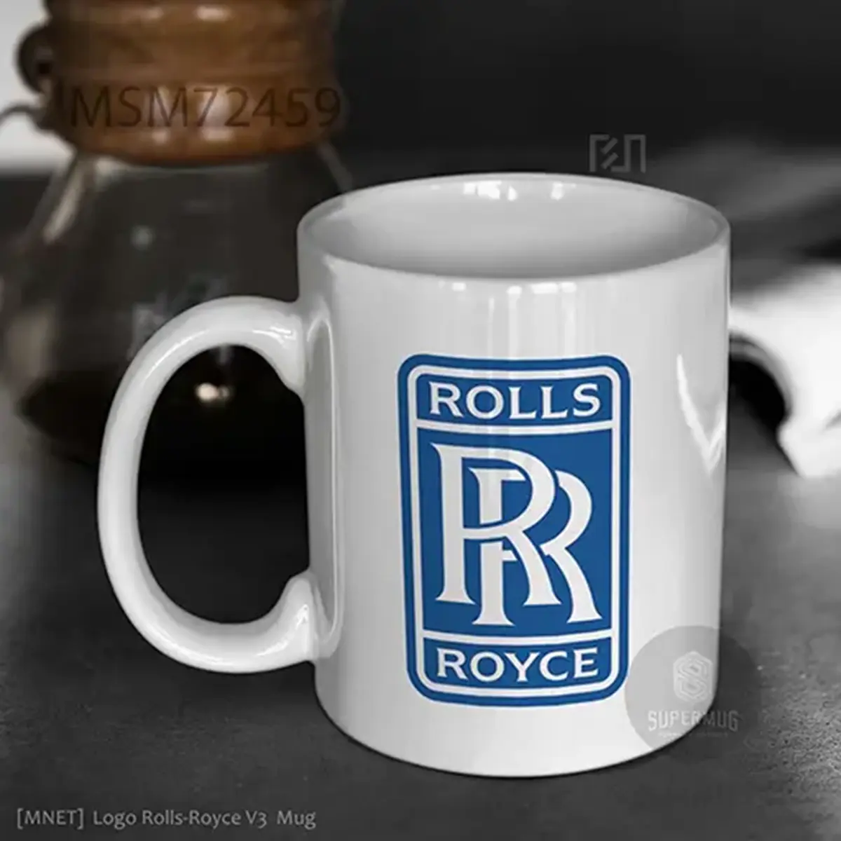 Simbol Rolls-Royce V3 Logo Mobil – Ikon Super Mug