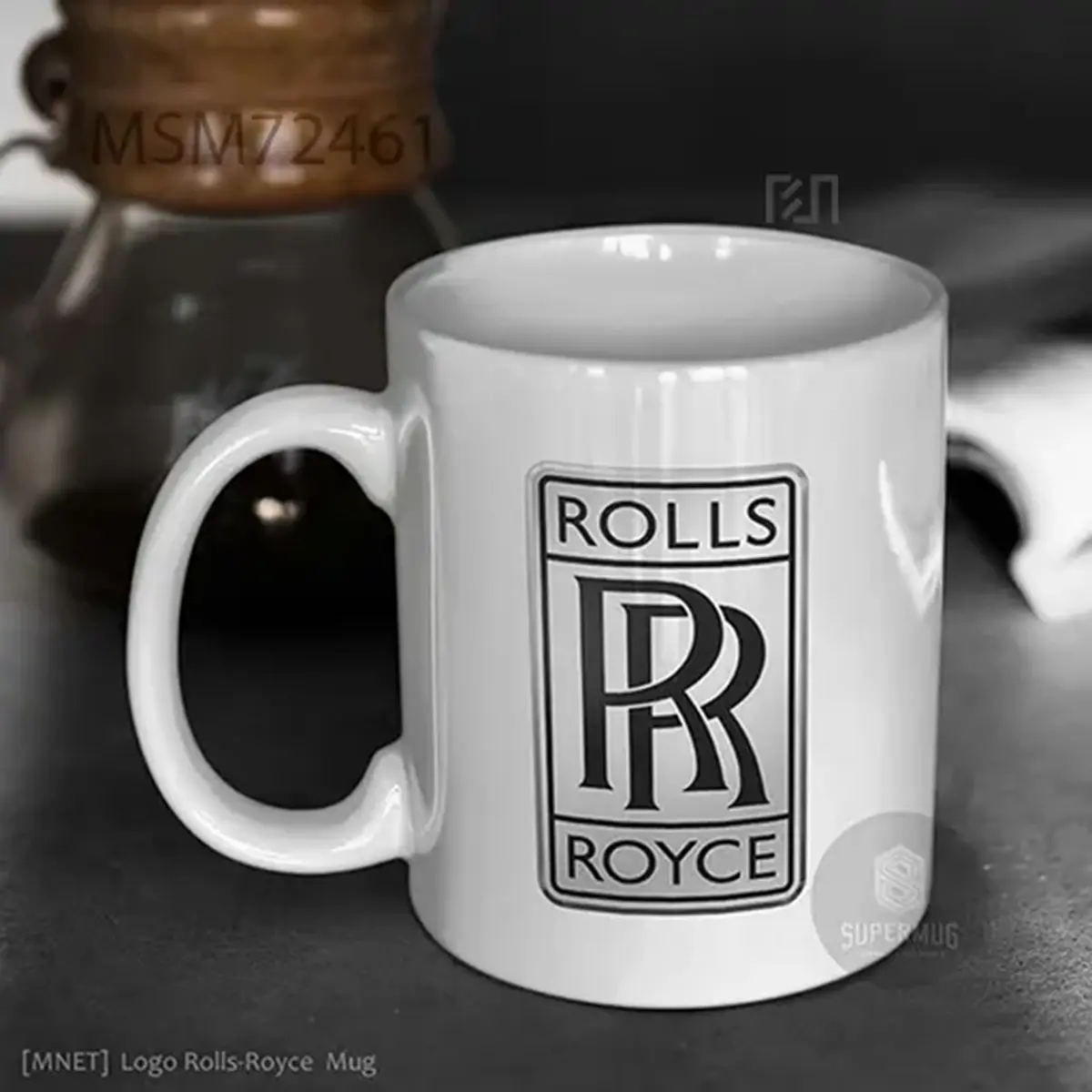 Simbol Rolls-Royce Logo Mobil – Ikon Super Mug