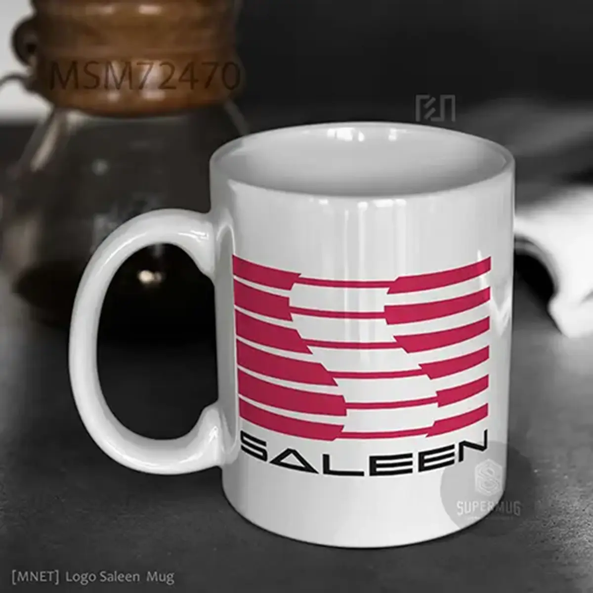 Simbol Saleen Logo Mobil – Ikon Super Mug