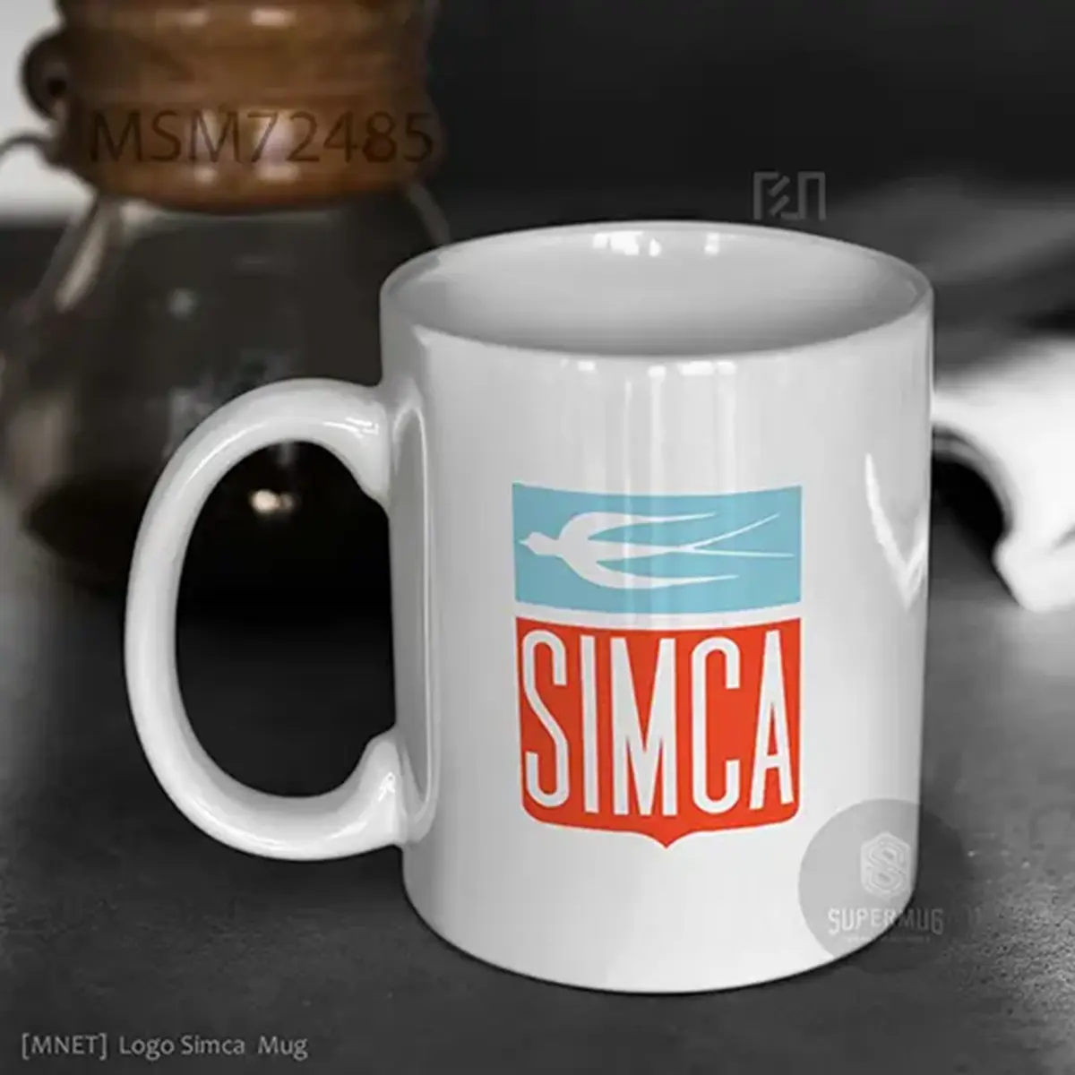 Simbol Simca Logo Mobil – Ikon Super Mug