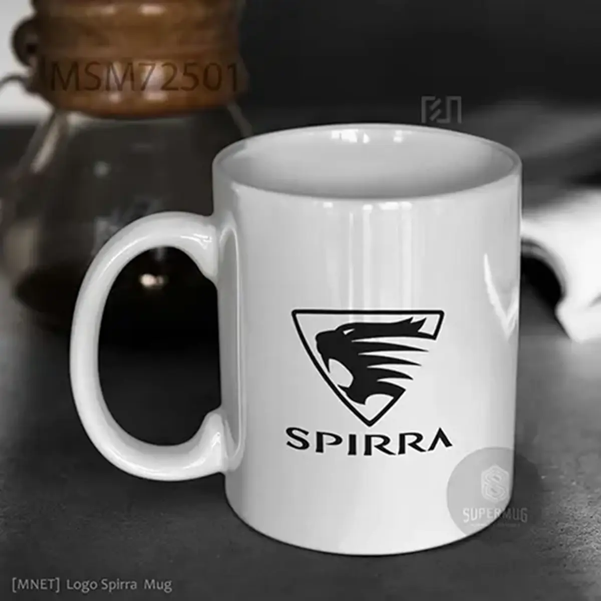 Simbol Spirra Logo Mobil – Ikon Super Mug