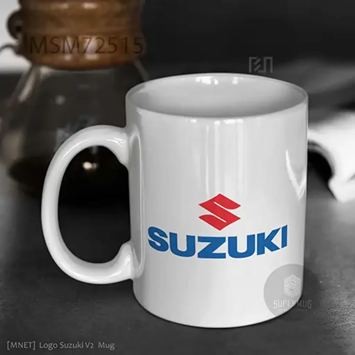 Simbol Suzuki V2 Logo Mobil – Ikon Super Mug