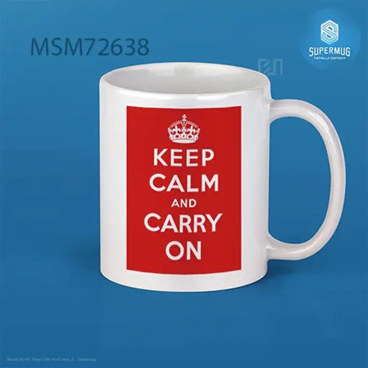 Keep Calm And Carry2 Super Mug