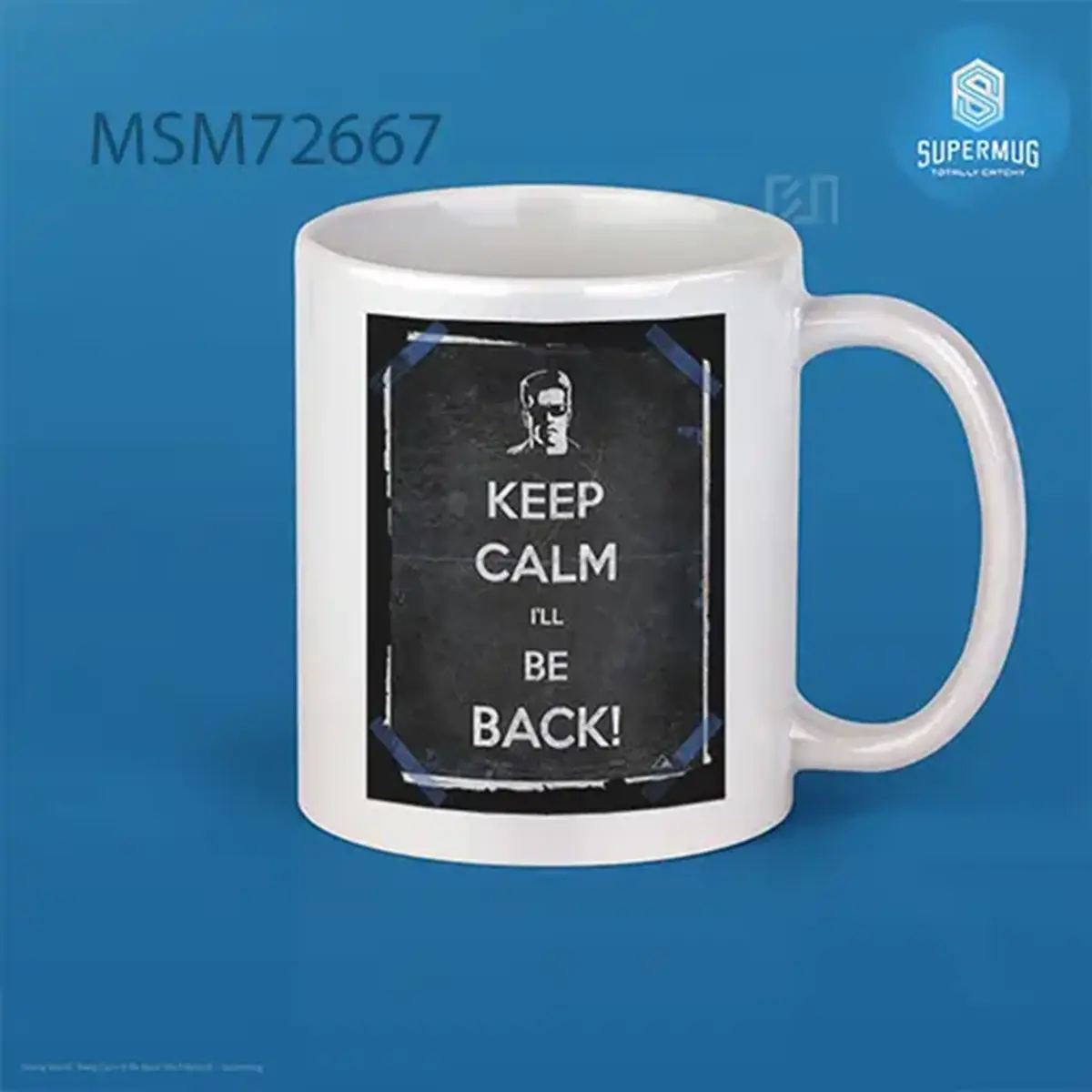Keep Calm I’ll Be Back (Filippo B 14 & 14b) Mug