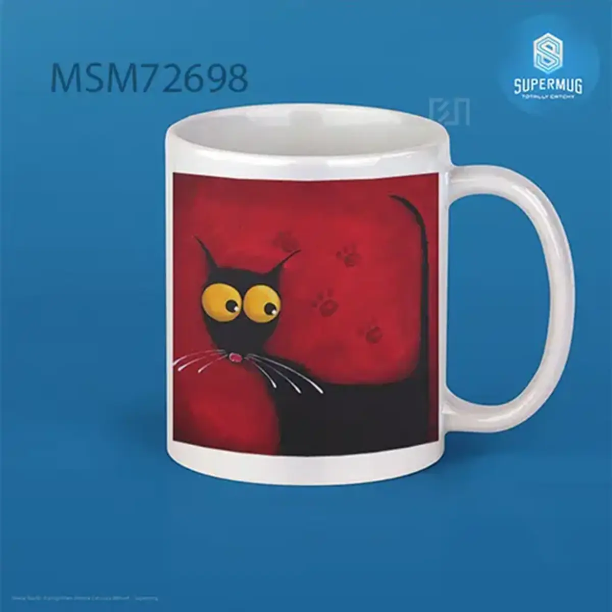 Stressie Cat – Lucia Stewart Mug