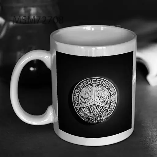 1962 Mercedes-Benz 300SL Roadster Emblem 0382bw – Jill Reger – Super Mug