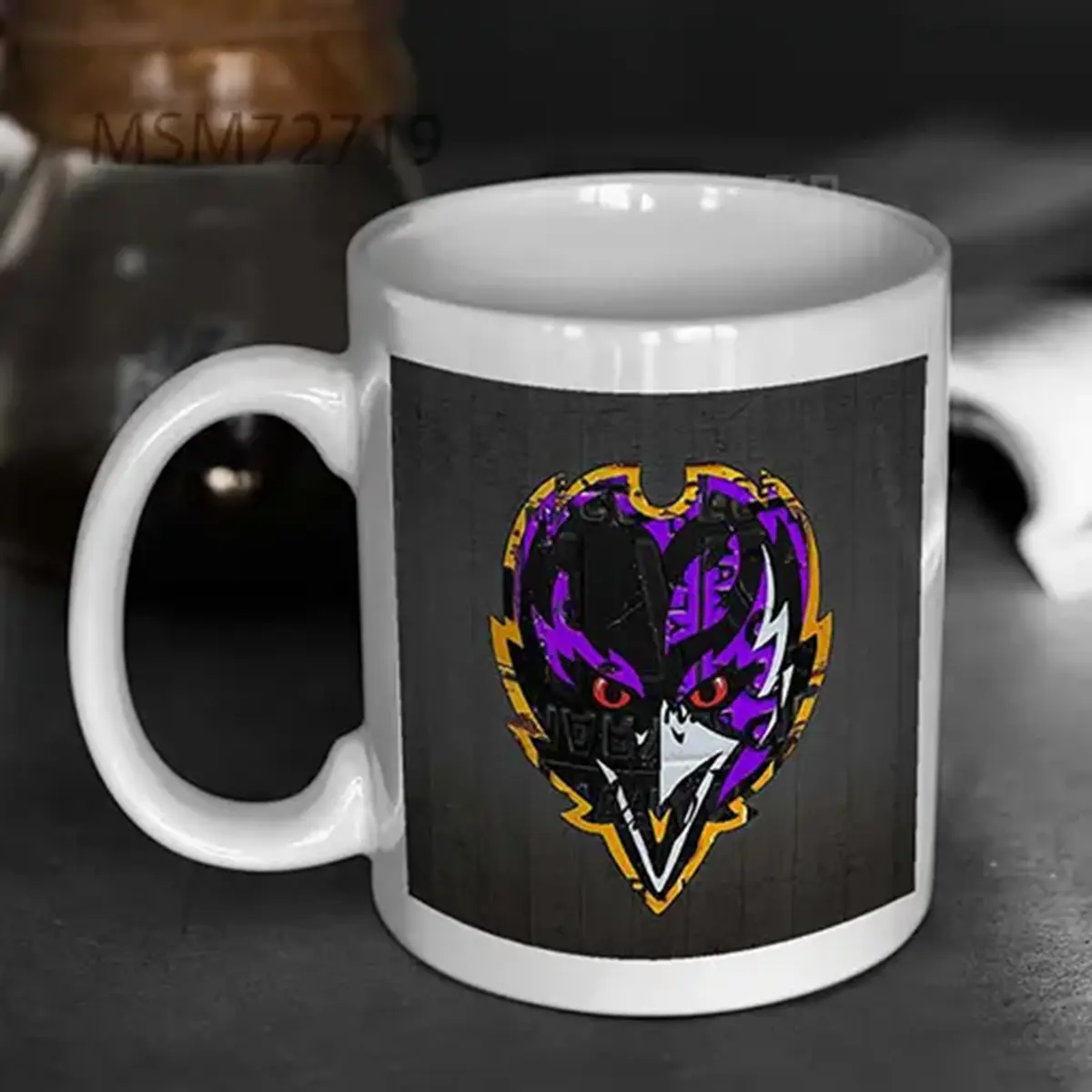 Baltimore Ravens Football Team Retro Logo Maryland Mug