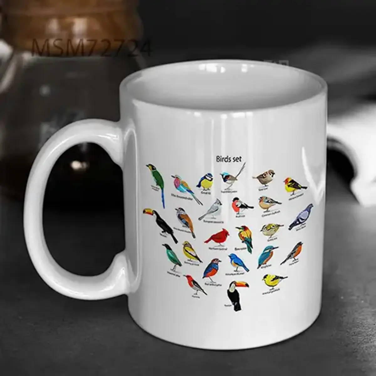 Big Set Birds Birds Flying Animals Mug