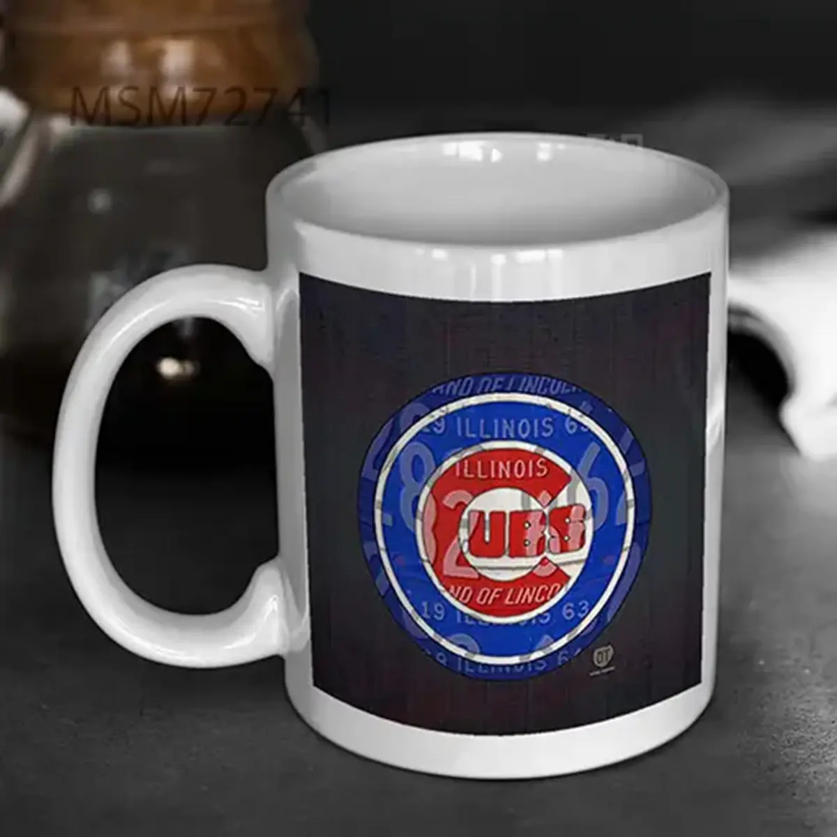 Chicago Cubs Baseball Retro Logo Mug
