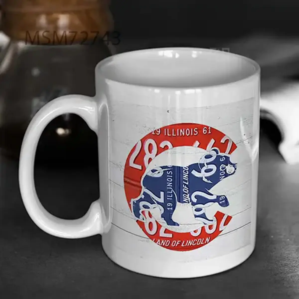 Chicago Cubs Retro Vintage Baseball Logo Design Mug