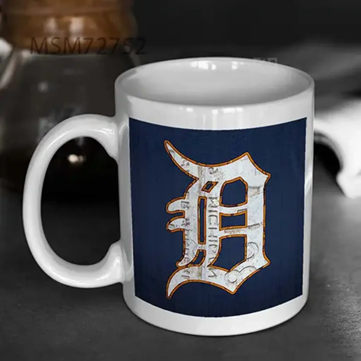 Detroit Tigers Baseball Old English D Logo Mug