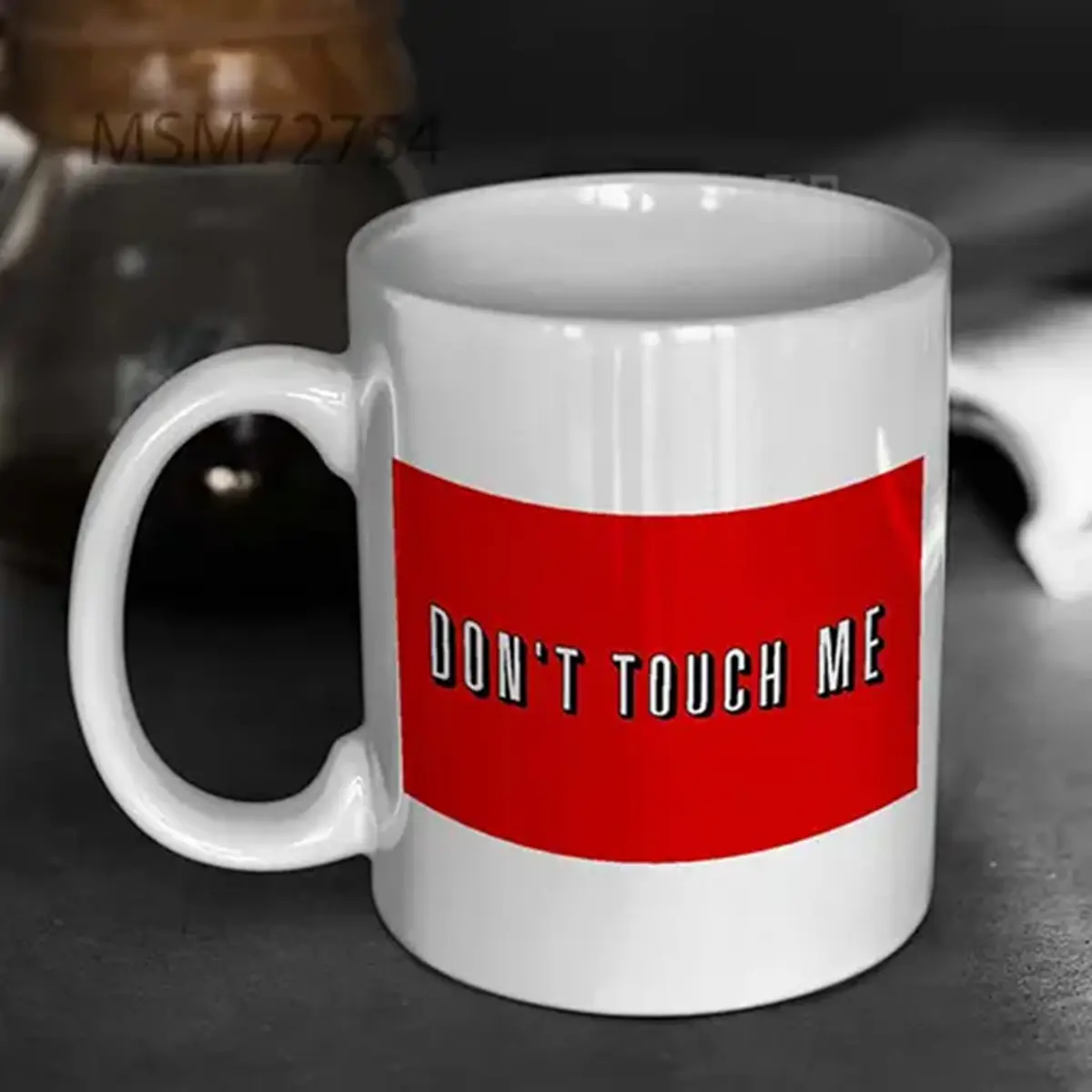 Dont Touch Me And Chill Ludwig Van Bacon Mug