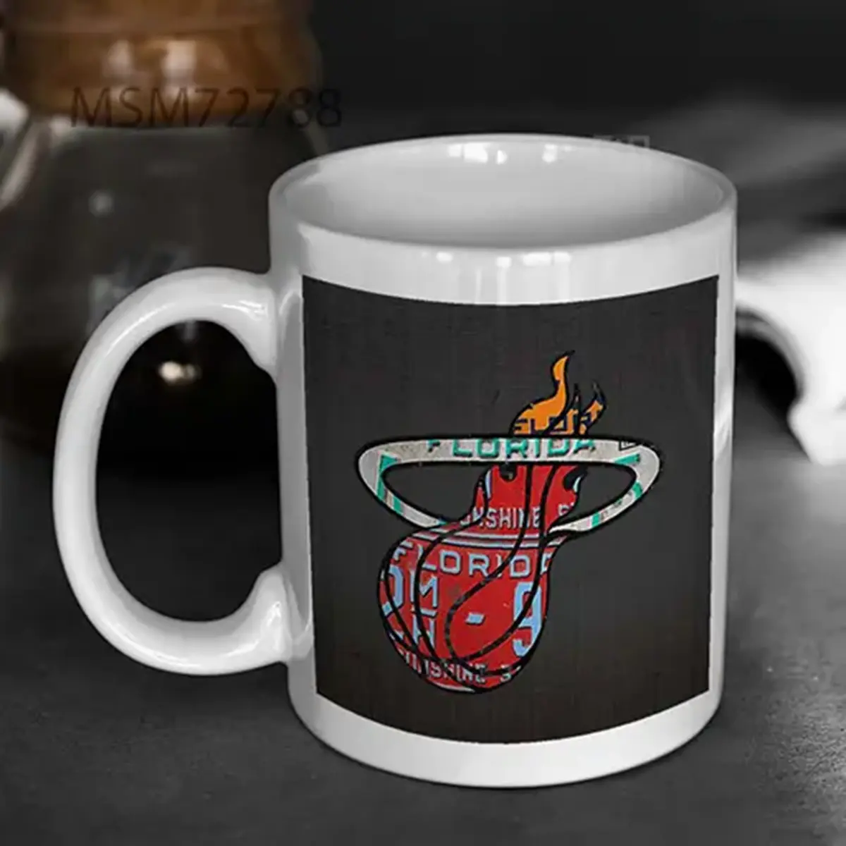Miami Heat Basketball Retro Logo Mug