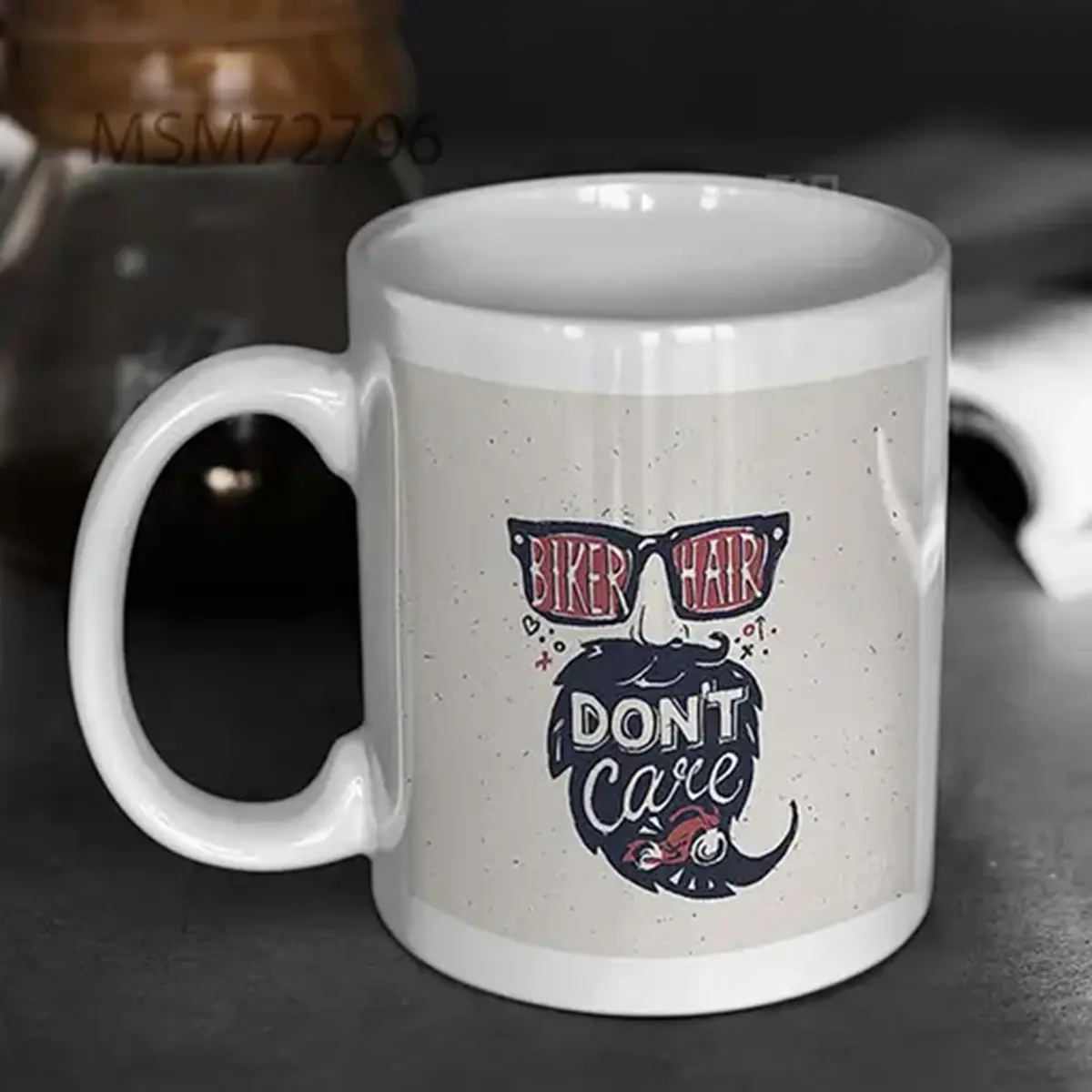 Motorcycle Rider Biker Hair Dont Mug