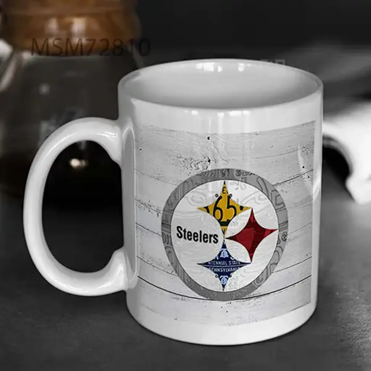 Pittsburgh Steelers Football Team Retro Logo Pennsylvania Mug
