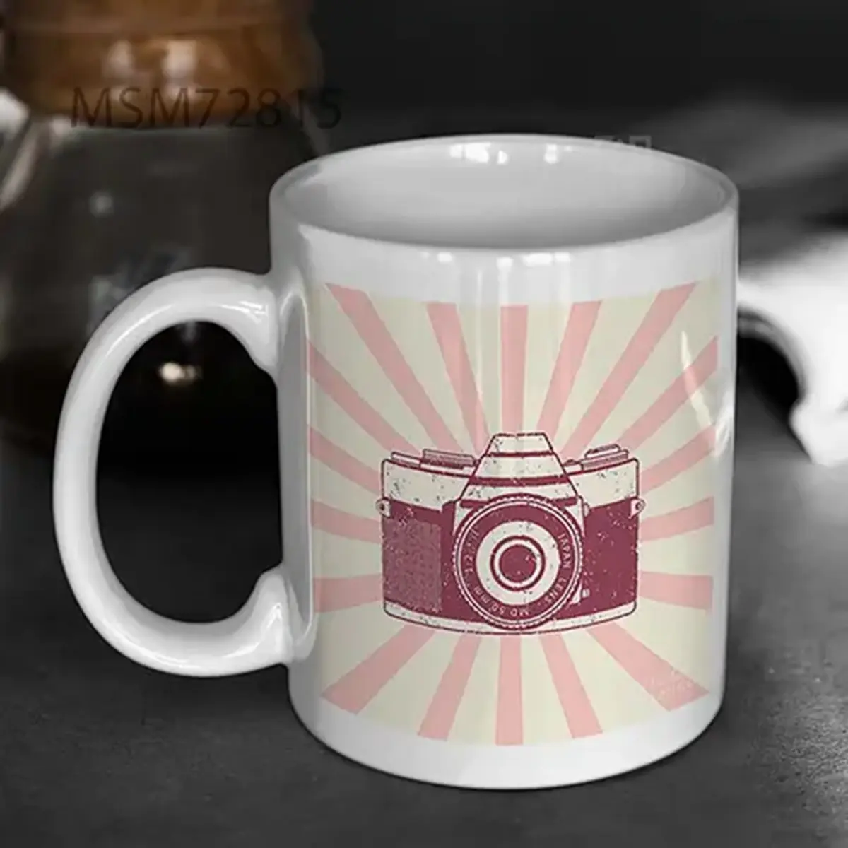 Retro Camera Vintage Design Vector Mug