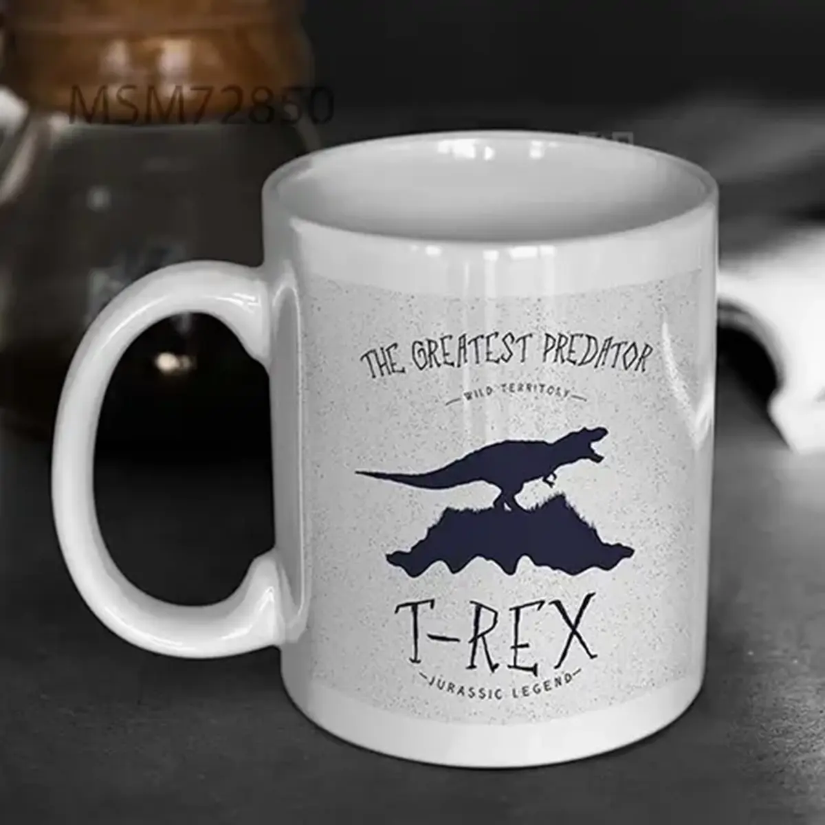 Typography Labelangry Dinosaur Mug