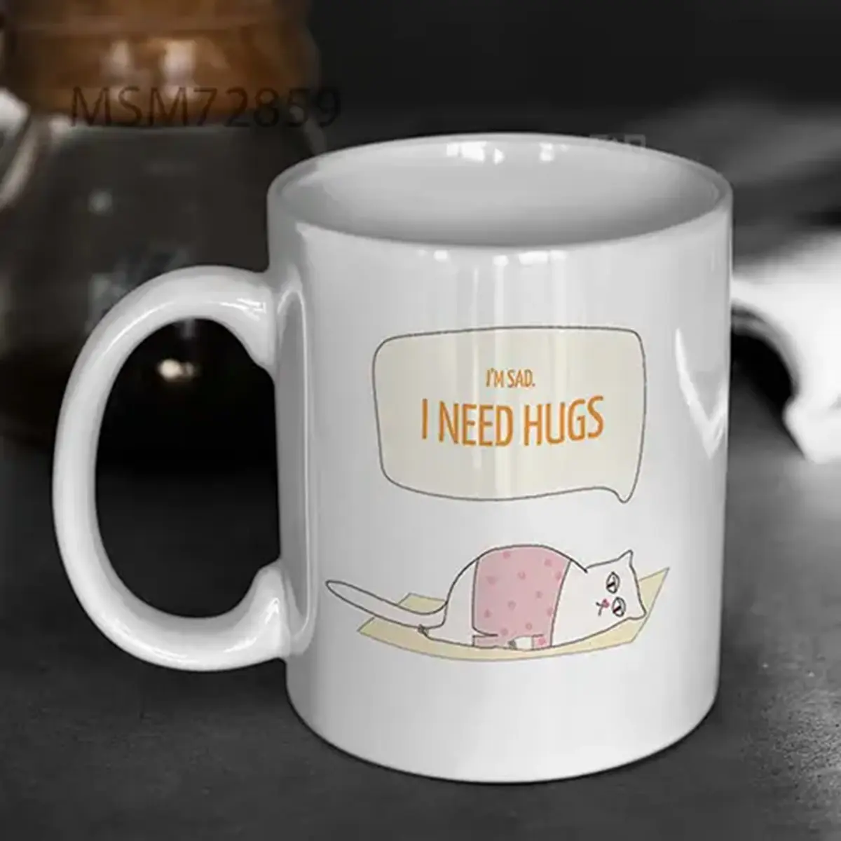 Vector Poster With A Cute Mug