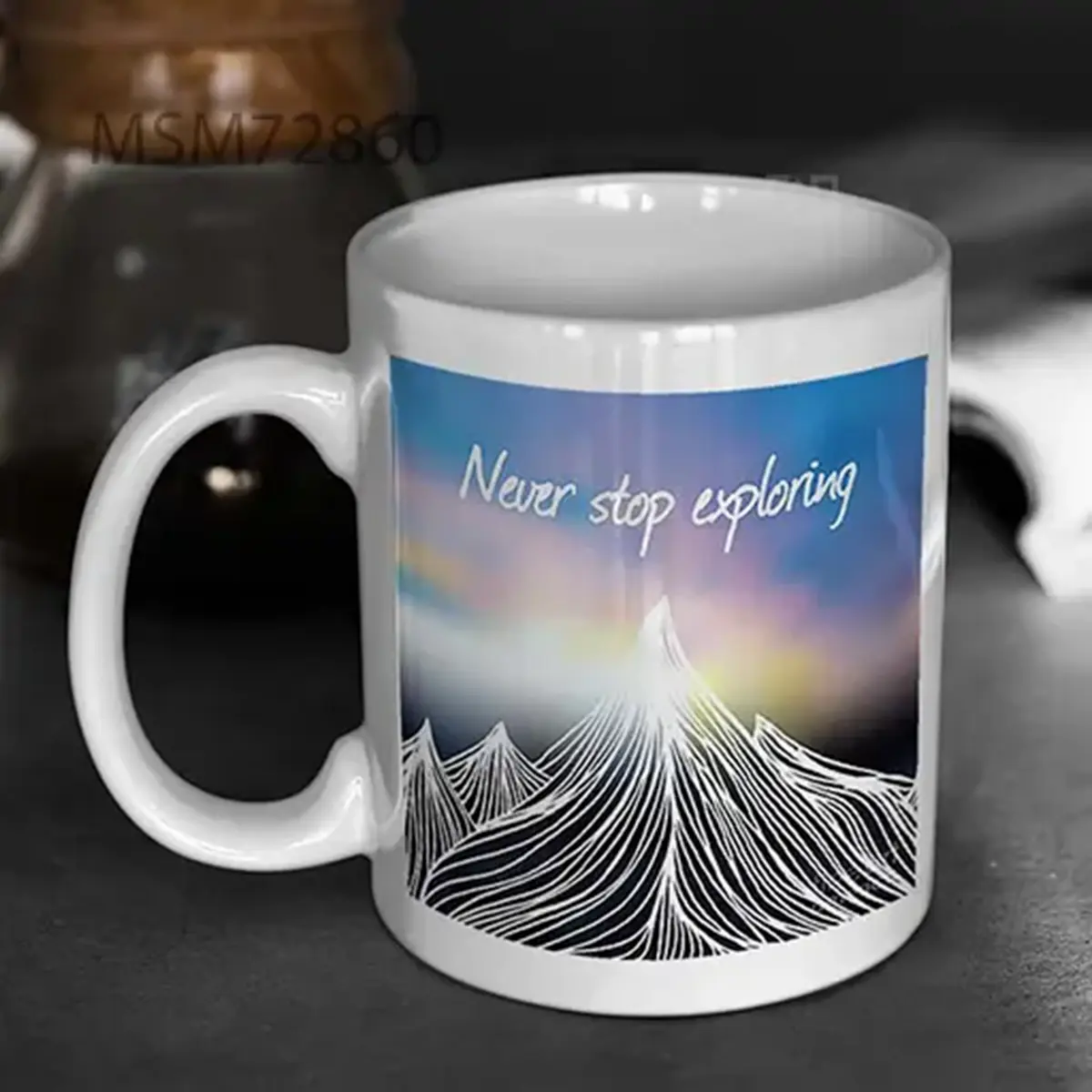 Vector Illustration With Hand Drawn Mug