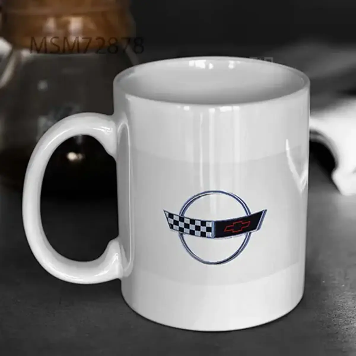White C4 Corvette Mug