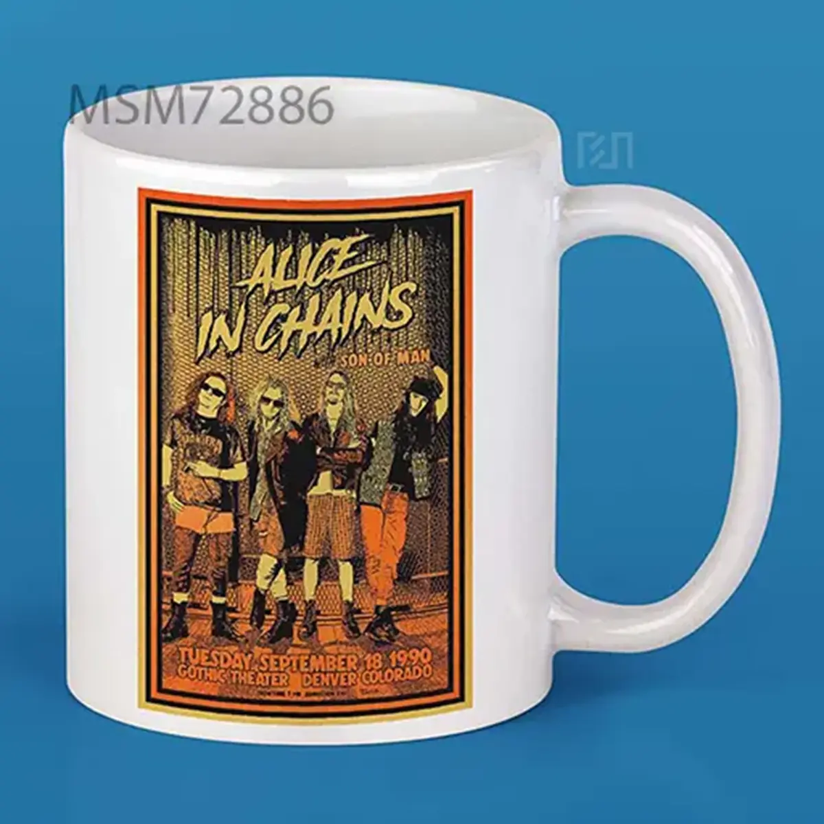 Alice In Chains 1990 Tour Poster Mug