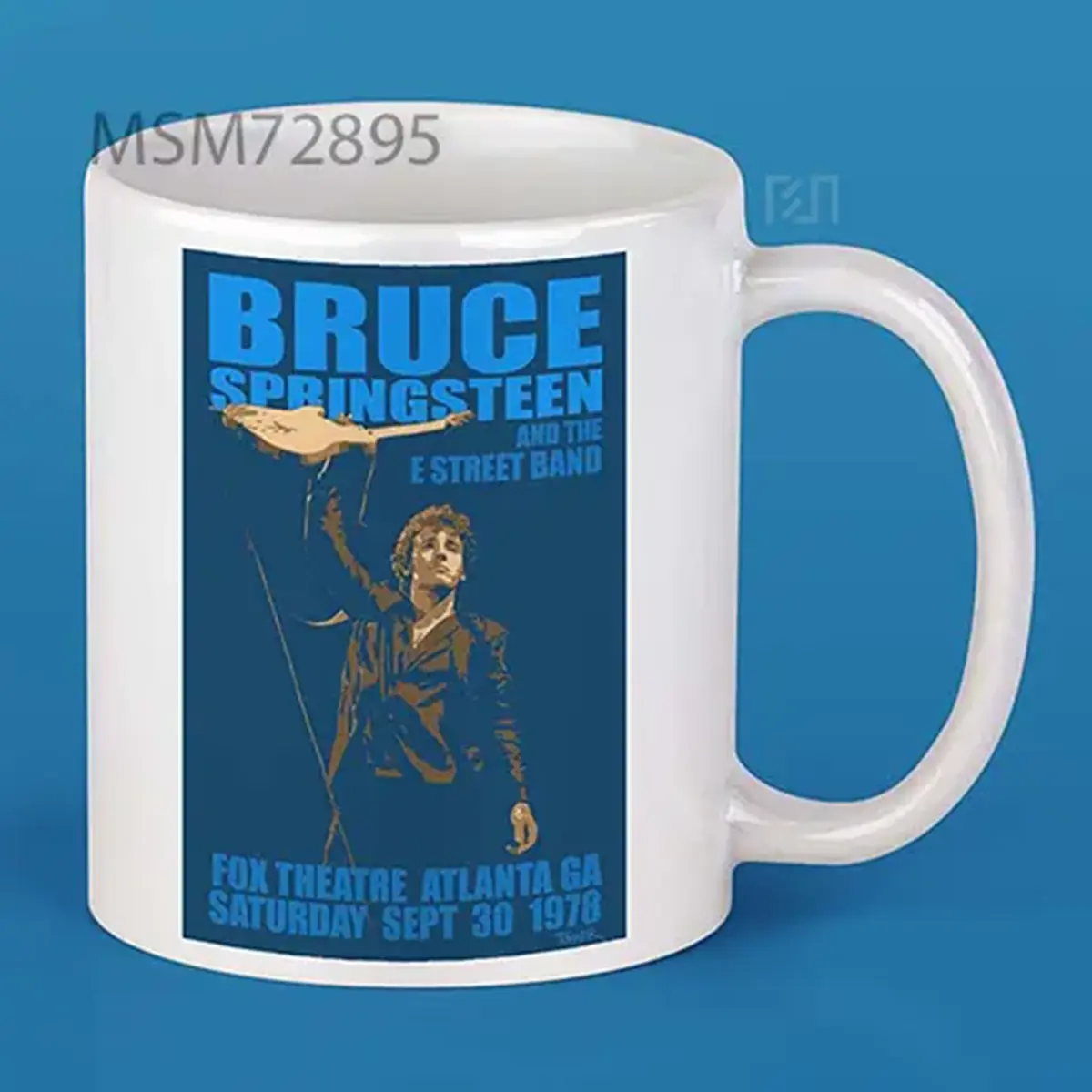 Bruce Springsteen 1978 Tour Poster Mug