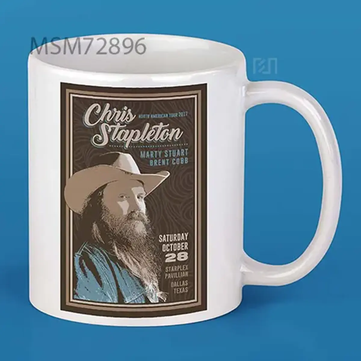 Chris Stapleton 2017 Concert Poster Mug