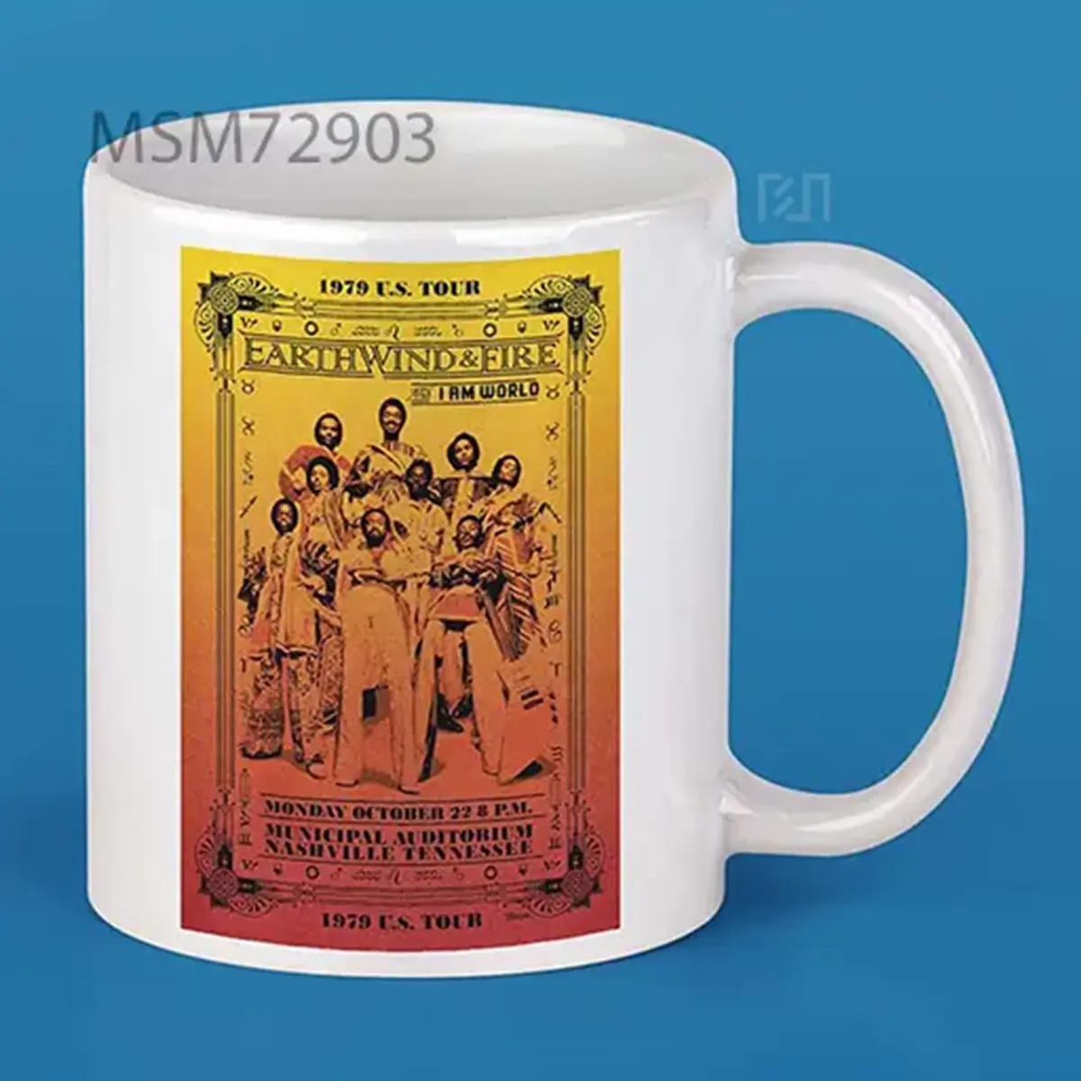 Earth Wind and Fire 1979 Poster Mug
