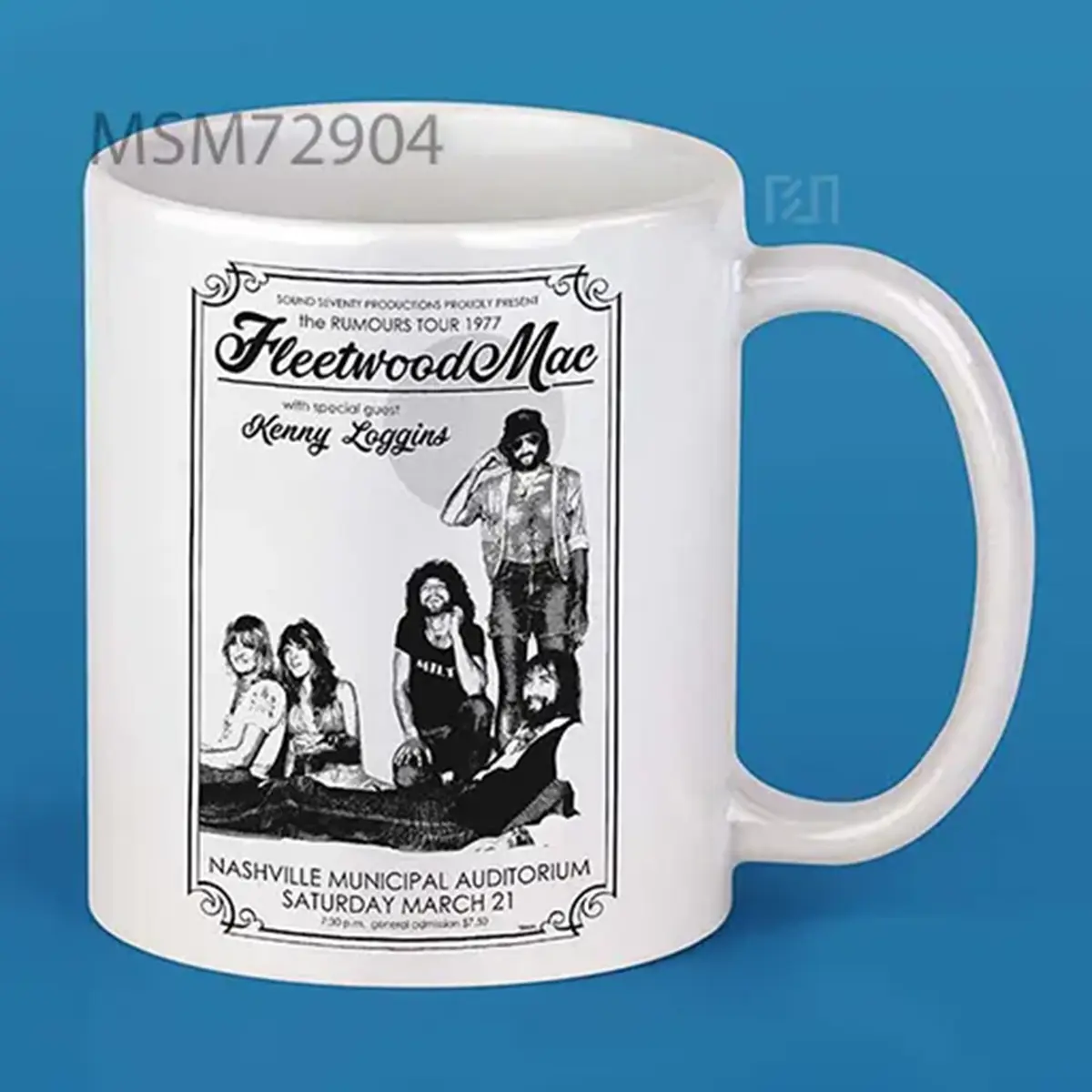 Fleetwood Mac 1977 Tour Poster Mug