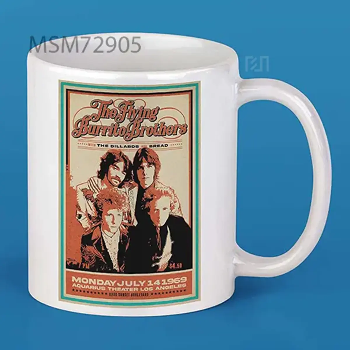 Flying Burrito Brothers 1969 Poster Mug