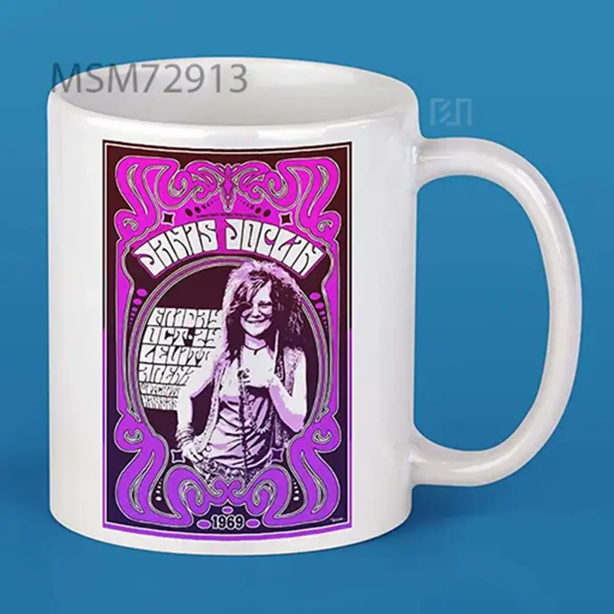 Janis Joplin 1969 Tour Poster Mug