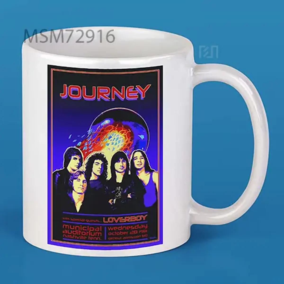 Journey 1981 Tour Poster Mug